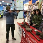 Бойцы поискового отряда «Прометей» организовали патриотические выставки для школьников и их родителей